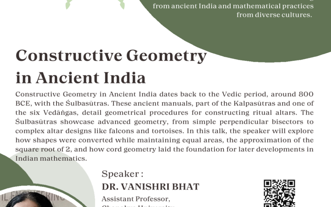 Knowledge Series 2024 – Constructive Geometry in Ancient India